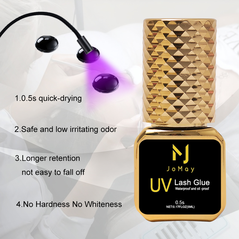 Eyelash Extension Uv Glue - JOMAY 5ml Kirpik Yapıştırıcısı 0.5S Kirpik