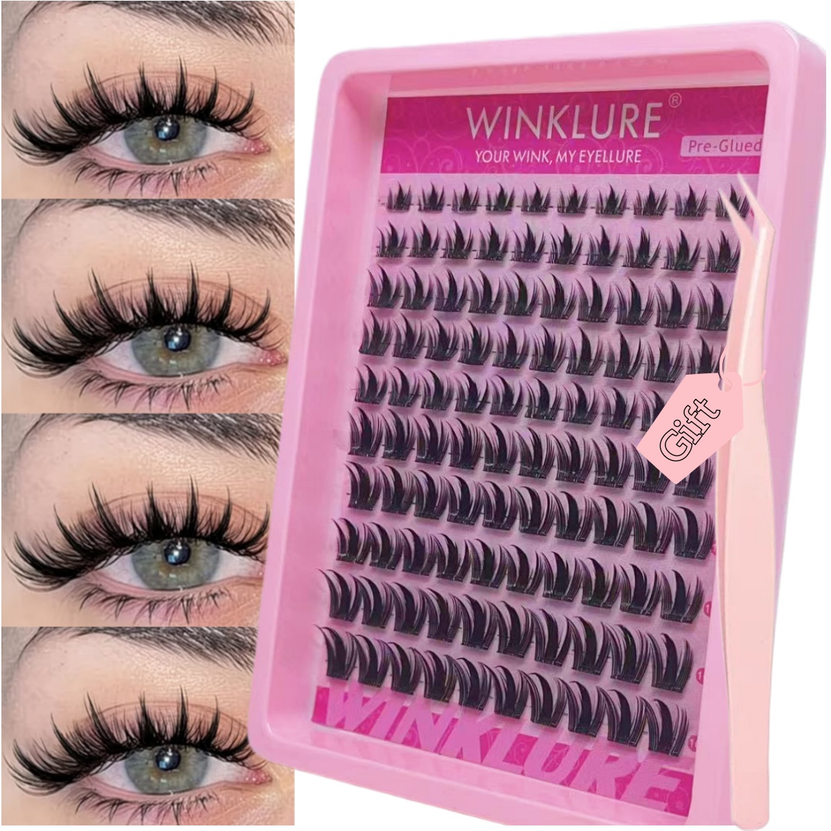 Eyelash Extension Uv Glue - WINKLURE Kendinden Yapışkanlı Takma Kirpikler Yeniden