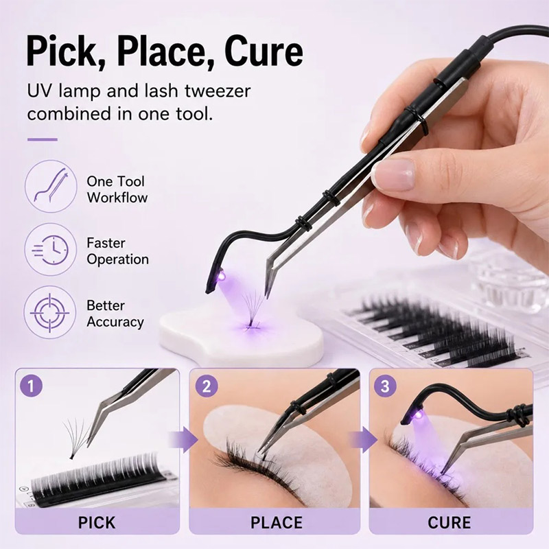 Mini UV Kirpik Lambası Cımbızı - Eyelash Extension Uv Glue incelemesi ve fiyatı